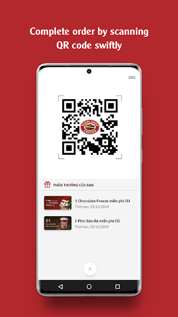 Screenshots Highlands Coffee - Đặt Highlands coffee tại nhà, nhiều ưu đãi khuyến mãi