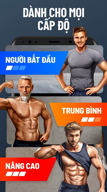 Screenshots Các bài tập tại nhà - Không Dụng cụ: Tập thể hình tại nhà