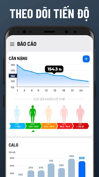 Screenshots Các bài tập tại nhà - Không Dụng cụ: Tập thể hình tại nhà