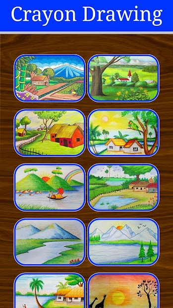 Screenshots Vẽ phong cảnh DIY - Tranh vẽ phong cảnh đẹp