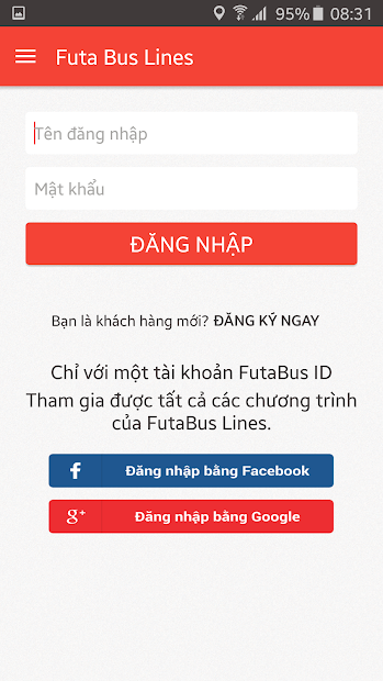 Screenshots FUTA Bus: Đặt vé xe Phương Trang online ngay trên điện thoại