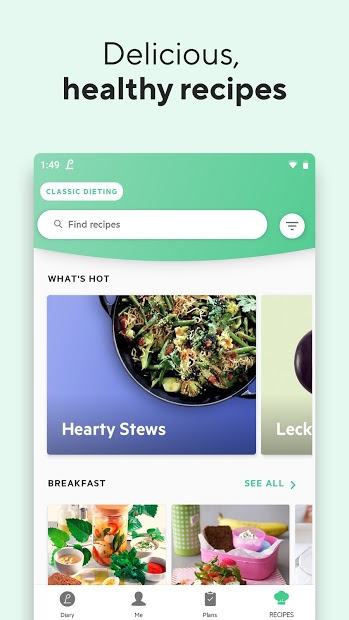 Screenshots Lifesum - Lập kế hoạch ăn kiêng, tính calo, nhật ký bữa ăn