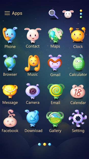 Screenshots Night sky GO Launcher Theme: Chủ đề & hình nền bầu trời đêm cho điện thoại Android