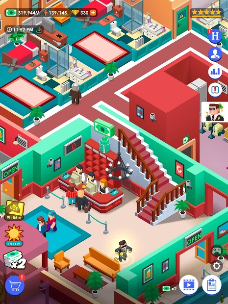 Screenshots Hotel Empire Tycoon - Game mô phỏng quản lý khách sạn