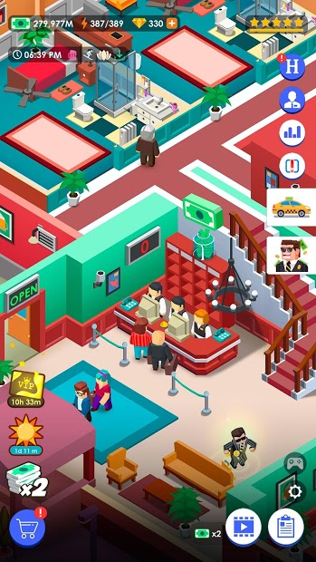 Screenshots Hotel Empire Tycoon - Game mô phỏng quản lý khách sạn