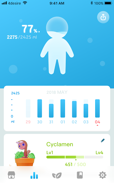 Screenshots Plant Nanny² - Nhắc nhở bạn uống nước mỗi ngày