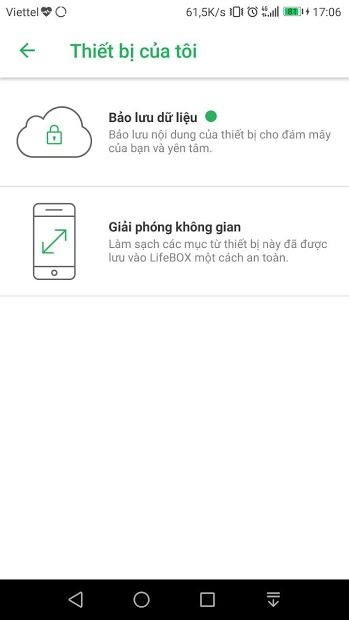 Screenshots Lifebox - Ứng dụng lưu trữ dữ liệu đám mây