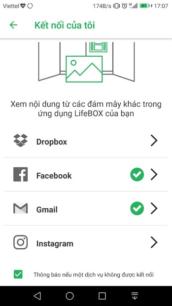 Screenshots Lifebox - Ứng dụng lưu trữ dữ liệu đám mây