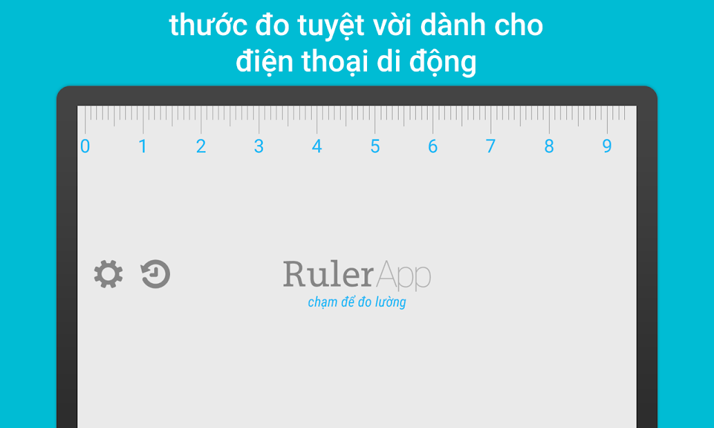 Screenshots Ruler App: Thước kẻ - Ứng dụng thước đo cm, đo độ dài trên điện thoại