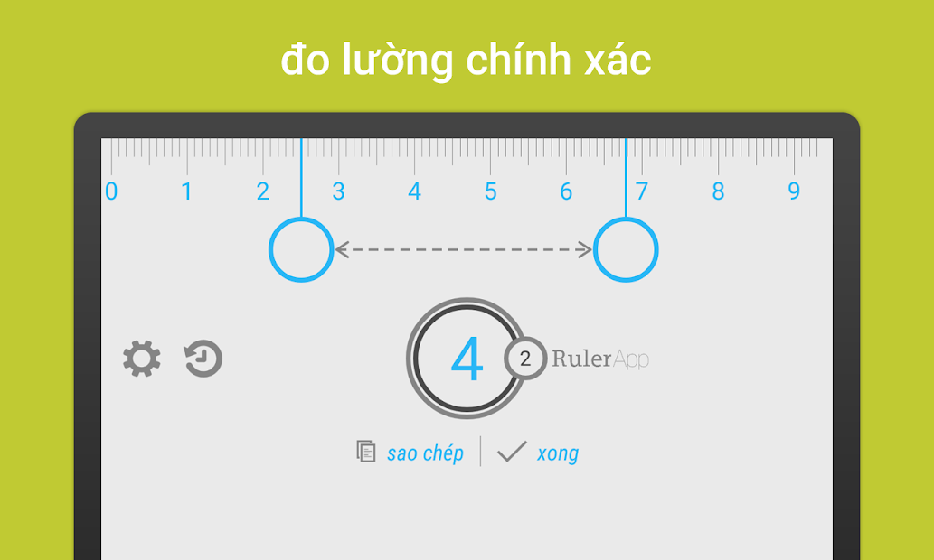 Ứng dụng Ruler App: Thước kẻ - Ứng dụng thước đo cm, đo độ dài ...