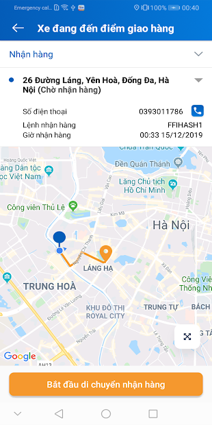 Screenshots SHIPWAY Chủ Xe: Ứng dụng kết nối giữa chủ hàng và chủ xe