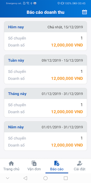 Screenshots SHIPWAY Chủ Xe: Ứng dụng kết nối giữa chủ hàng và chủ xe