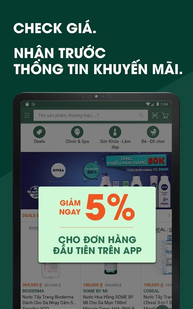 Screenshots Hasaki.vn - Đặt mua mỹ phẩm chính hãng tại Hasaki