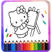 Kitty Coloring & Drawing Book: Ứng dụng tô màu cô mèo Kitty đáng yêu