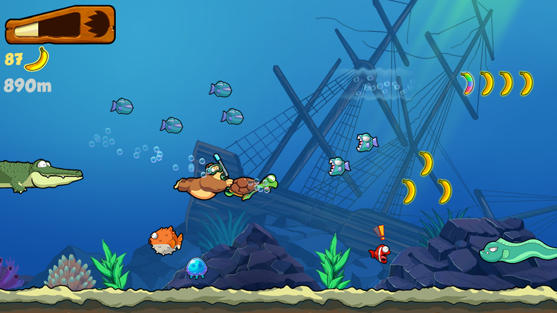 Screenshots Banana Kong - Khỉ con ăn chuối