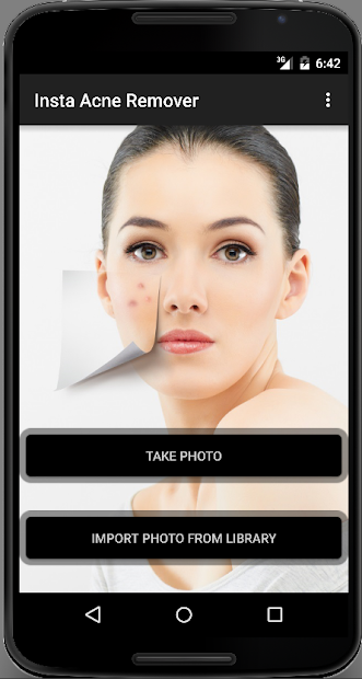 Screenshots Face Acne Remover Photo Editor App: Loại bỏ mụn và làm mịn làn da