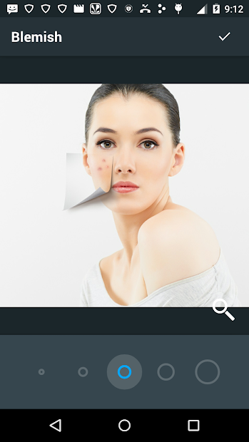 Screenshots Face Acne Remover Photo Editor App: Loại bỏ mụn và làm mịn làn da