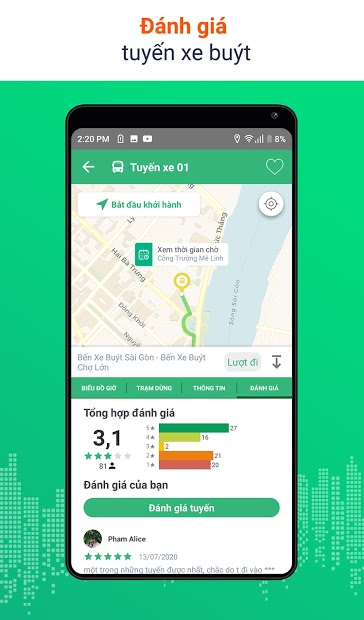 Screenshots BusMap - Bản đồ các tuyến xe buýt thành phố