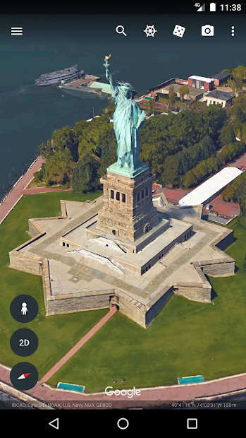 Screenshots Google Earth - Mô phỏng trái đất: Bản đồ thế giới 3D
