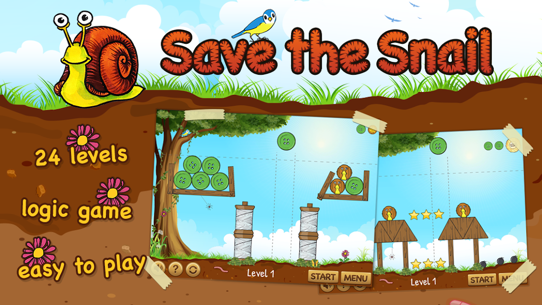 Screenshots Save the Snail - Giải cứu ốc sên