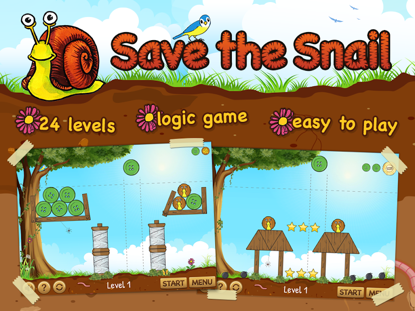 Screenshots Save the Snail - Giải cứu ốc sên