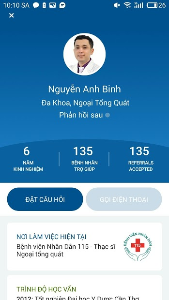 Screenshots VieVie - Kết nối bác sĩ, khám bệnh tại nhà nhanh chóng