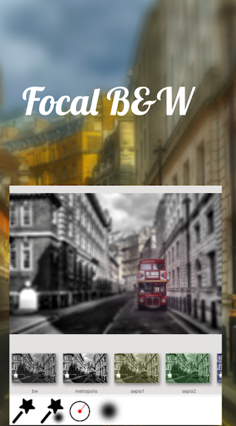 Screenshots Lens Blur - Chỉnh sửa màu sắc hình ảnh của bạn