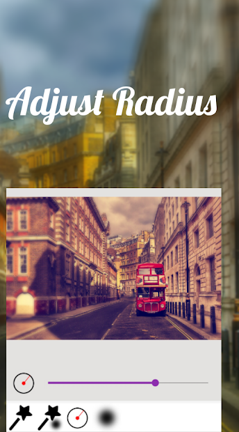 Screenshots Lens Blur - Chỉnh sửa màu sắc hình ảnh của bạn