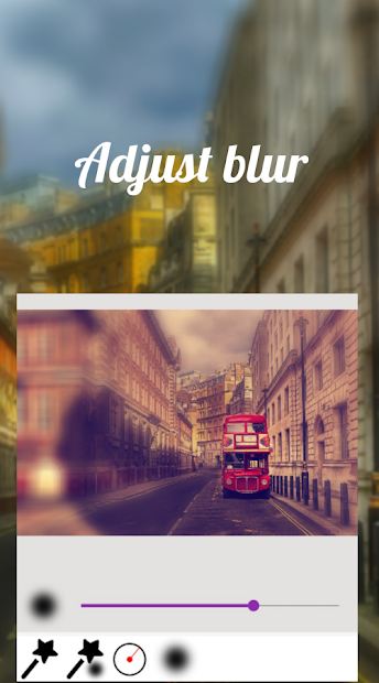 Screenshots Lens Blur - Chỉnh sửa màu sắc hình ảnh của bạn