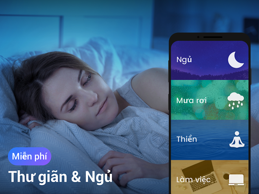 Screenshots Sleep Sounds - Relax and Sleep: Âm thanh thư giãn, dễ ngủ