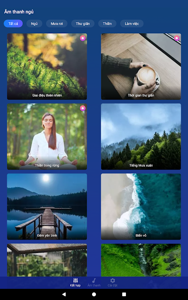 Screenshots Sleep Sounds - Relax and Sleep: Âm thanh thư giãn, dễ ngủ
