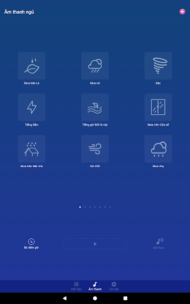 Screenshots Sleep Sounds - Relax and Sleep: Âm thanh thư giãn, dễ ngủ