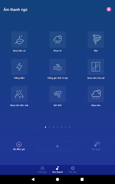 Screenshots Sleep Sounds - Relax and Sleep: Âm thanh thư giãn, dễ ngủ
