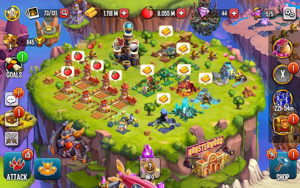 Screenshots Monster Legends - Quái thú chiến đấu