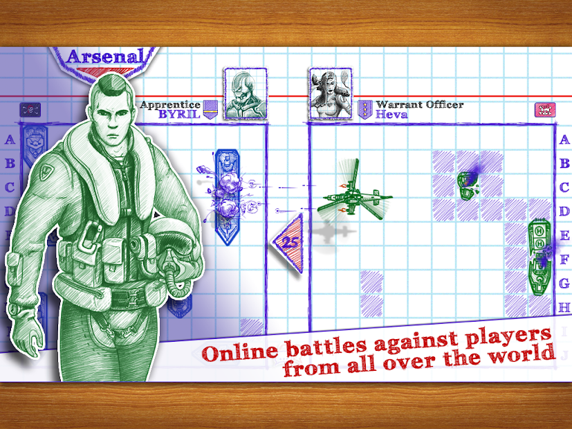 Screenshots Sea Battle 2: Bắn tàu trên giấy