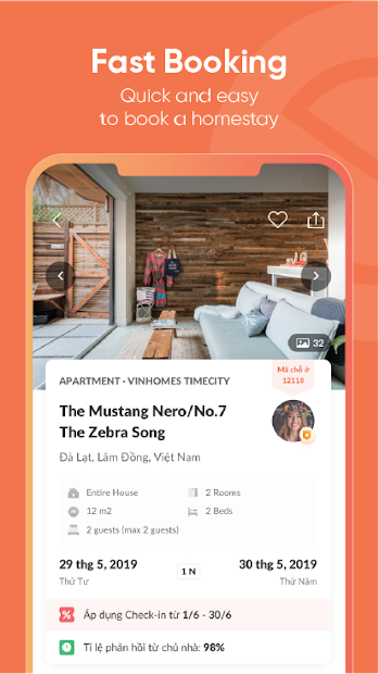 Screenshots Luxstay - Đặt phòng homestay
