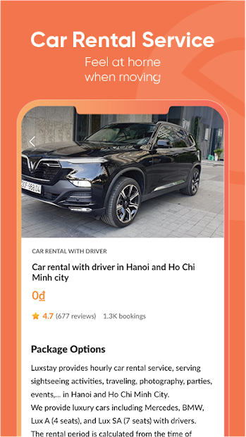 Screenshots Luxstay - Đặt phòng homestay