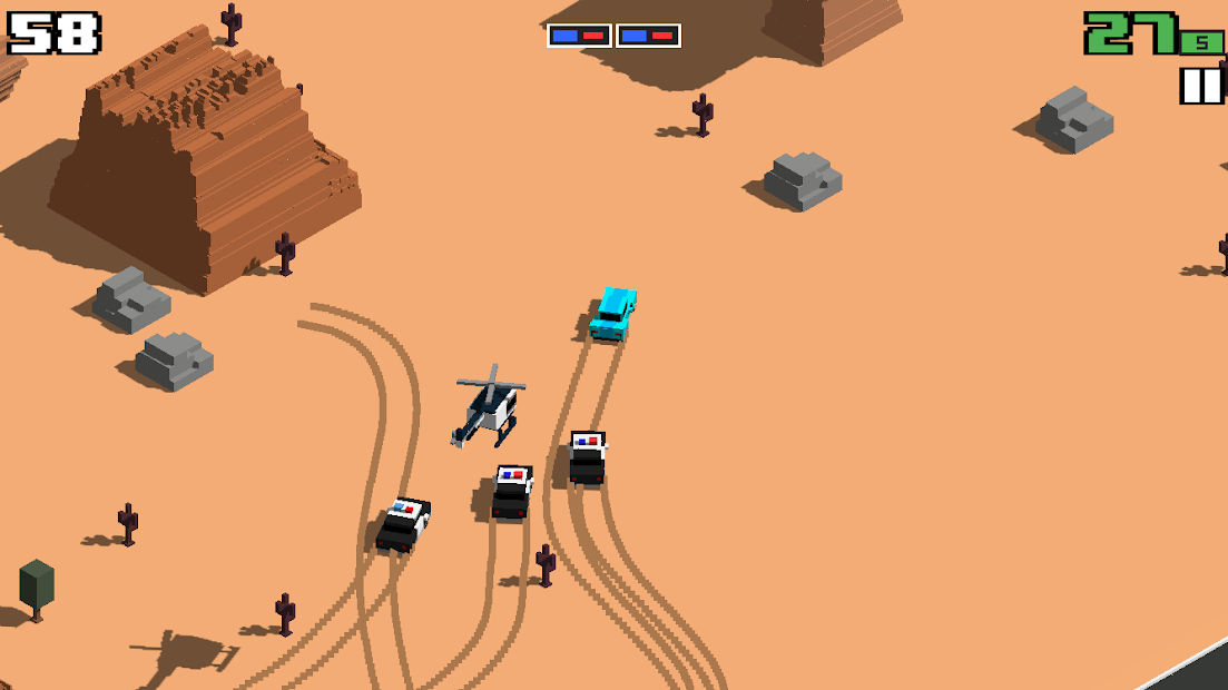 Screenshots Smashy Road Wanted - Lái Xe Trốn Cảnh Sát