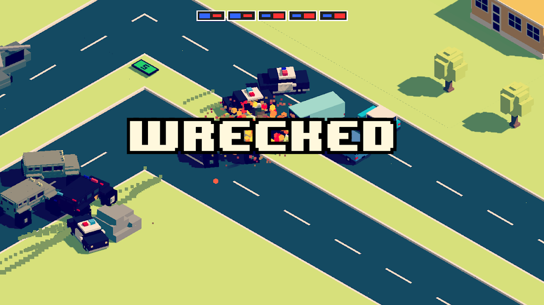 Screenshots Smashy Road Wanted - Lái Xe Trốn Cảnh Sát