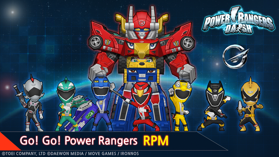 Screenshots Power Rangers Dash - Game 5 anh em siêu nhân