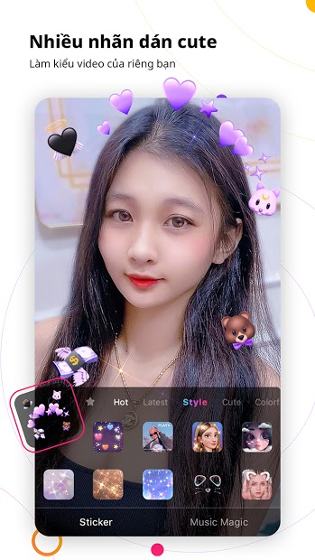 Screenshots Likee -  Phần mềm làm video, Livestream đẹp không cần trang điểm.