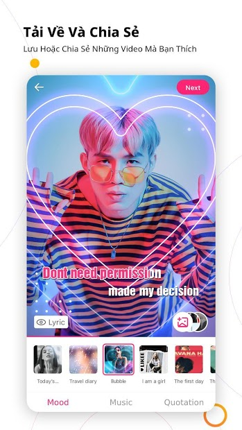 Screenshots Likee -  Phần mềm làm video, Livestream đẹp không cần trang điểm.