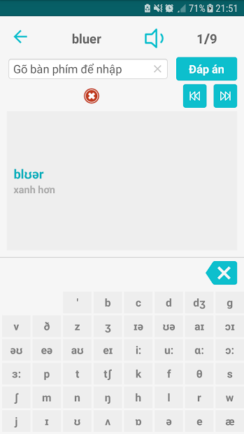 Screenshots Học phát âm tiếng Anh TFlat: Kỹ năng phát âm chuẩn