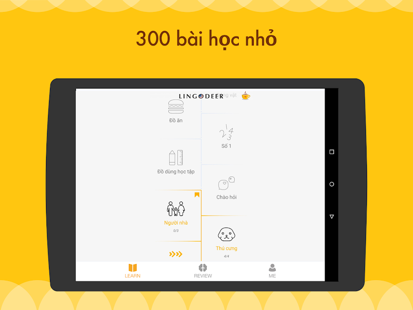Ảnh chụp màn hình LingoDeer - Học Tiếng Anh, Tiếng Trung, Tiếng Hàn, Tiếng Nhật