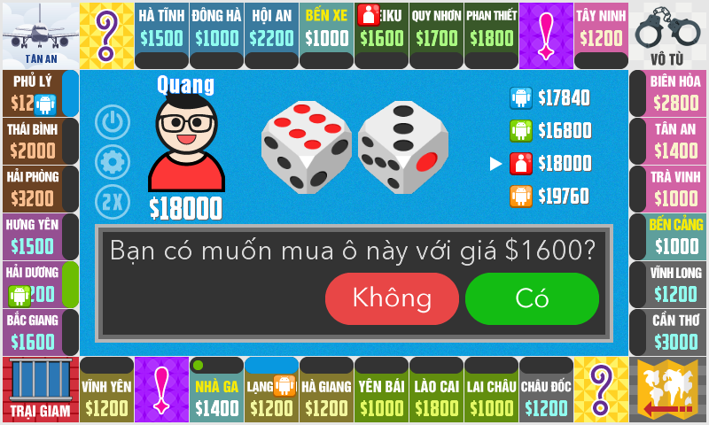 Screenshots Cờ tỷ phú Việt Nam -  Board game đình đám trên điện thoại