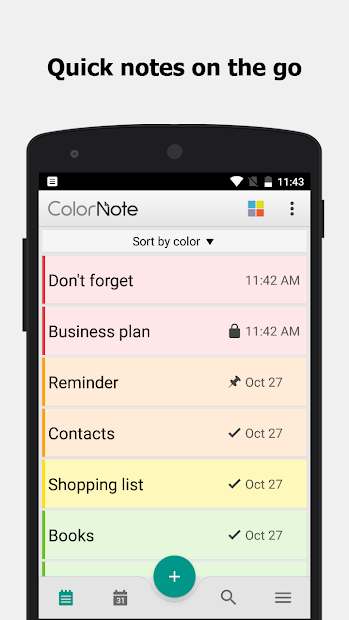 Screenshots ColorNote - Ghi chú tiện lợi