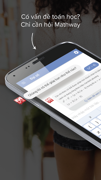Screenshots Mathway: Ứng dụng giải toán đại số, phương trình, vẽ đồ thị