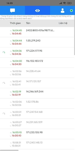 Screenshots vChat Plus - Hỗ trợ chăm sóc khách hàng mọi lúc, mọi nơi