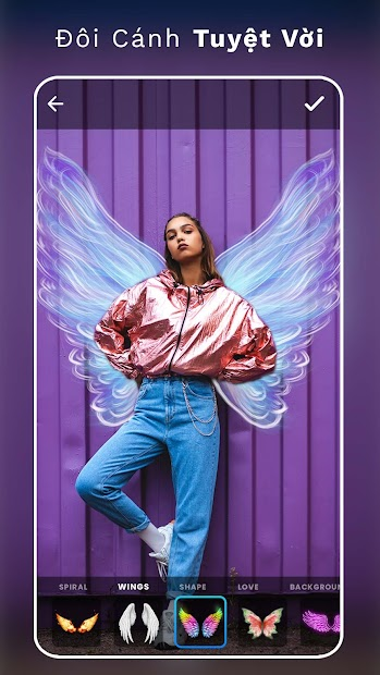 Screenshots PicsApp Photo Editor: Trình chỉnh sửa ảnh, cắt dán, Selfie nghệ thuật