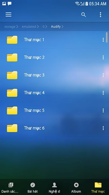 Screenshots Music Player - Ứng dụng nghe nhạc và cắt bài hát tạo nhạc chuông